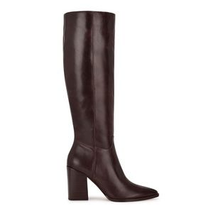 Nine West Dark Brown Leather Boot